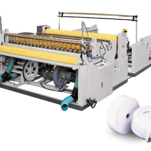 Toilet paper slitting machine